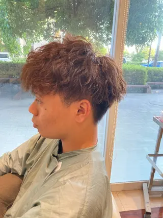 パーマ メンズ 佐々木 大輔のヘアスタイル