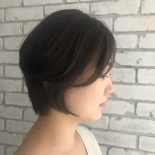 ショート 推しカラー🌙 RIHOのヘアスタイル