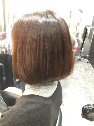 ミディアム カラー Annon プライベートサロンのヘアスタイル