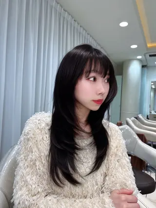 セミロング ♡大人カワイイ hair♡徳井はやとのヘアスタイル