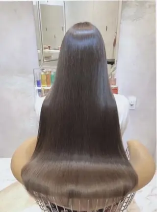 ロング ANFINI所属・さくら/ カラー/縮毛矯正のヘアスタイル