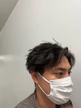 パーマ ヘアアレンジ メンズ クラシックスタイル 💈鈴木洵誠のヘアスタイル