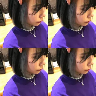 ショート カラー ヘアアレンジ 🦋韓国ヘア 坂本 菜摘🦋のヘアスタイル