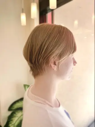 ショート 小顔レイヤー💗 木村実樹のヘアスタイル
