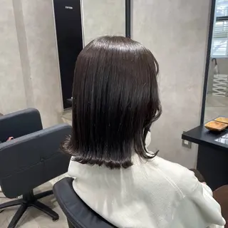 ミディアム カラー ピンクカラー/ 透明感カラー鈴木海音のヘアスタイル