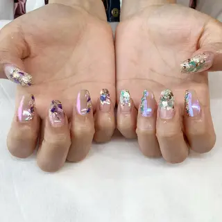 ネイル 💎🐰 saki. m 🐰💎のネイルデザイン