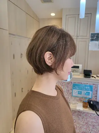 ショート カラー 社内カット講師・店長 菅原賢一のヘアスタイル
