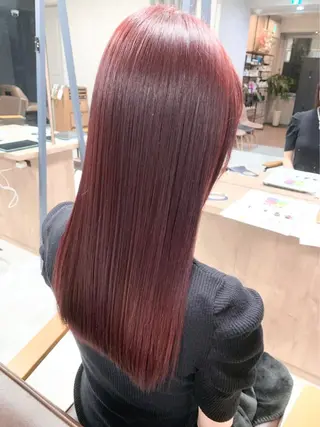 ロング カラー トレンド韓国ヘア 🇰🇷のんのヘアスタイル