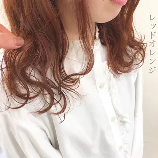 セミロング カラー ボブ/パーマ 古家 佑真のヘアスタイル