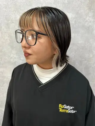 ショート カラー C'LD Hair Produce【シールドヘアープロデュース】所属・シールドヘアー/那覇 /縮毛矯正/ブリーチのヘアスタイル