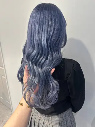 ロング カラー 唐澤 千尋のヘアスタイル