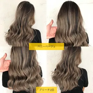 ロング カラー レイヤーカット BLend 渋谷のヘアスタイル