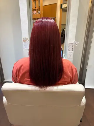 ロング カラー VISAGEplus所属・扇 空のヘアスタイル