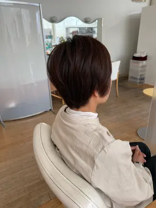 ショート 山本 瑠華のヘアスタイル