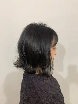 ミディアム カラー パーマ ヘアアレンジ 加藤 綾華のヘアスタイル