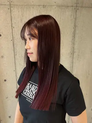 ロング カラー ヘアアレンジ 髪質改善・艶カラー・ ボブ・リクト💥のヘアスタイル