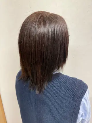 ミディアム カラー パーマ/ハイトーン /吉田眞のヘアスタイル