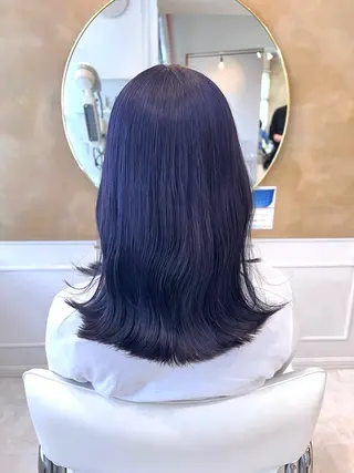 ミディアム KIJI所属・haruka /透明感カラーのヘアスタイル