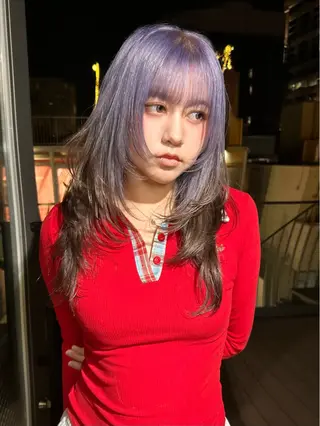 セミロング 鈴木 華奈のヘアスタイル