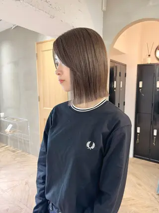 ミディアム カラー ボブ/レイヤー 🌟梅田盛一🌟のヘアスタイル