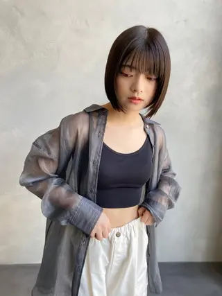 ショート カラー Ash中目黒店 榊間茜のヘアスタイル