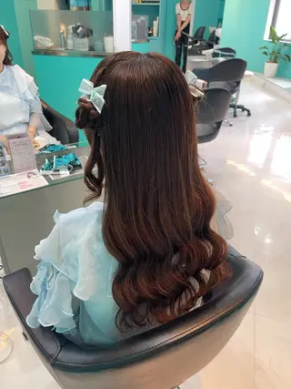 ロング mana/メンズ/ ヘアセット/ブリーチのヘアスタイル