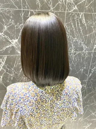 ミディアム 🔸縮毛矯正/髪質 改善カラー石崎🔸のヘアスタイル