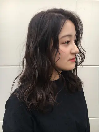 ロング カラー ヘアアレンジ 榎園 由美のヘアスタイル