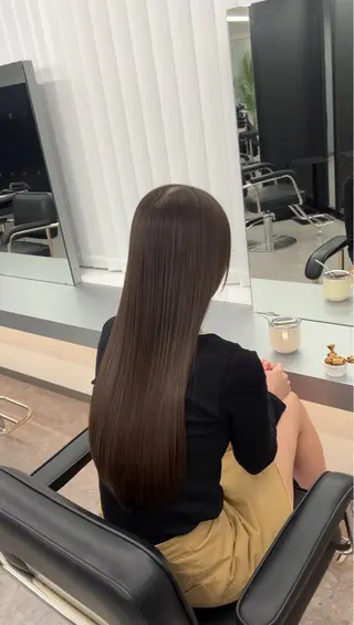 ロング 髪質改善ストレート Kantaのヘアスタイル