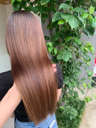 ロング 大平 京佳のヘアスタイル