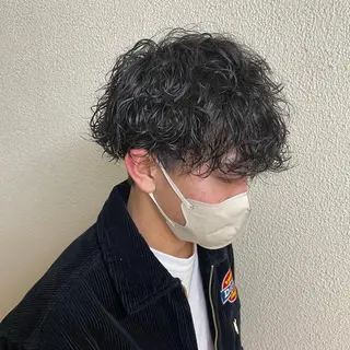ショート パーマ メンズ 辻堂メンズ特化 YU-YAのヘアスタイル