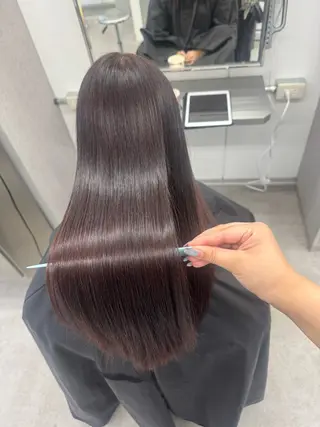 ロング カラー パーマ 🕯コバ/レイヤー/ 美髪縮毛🕯のヘアスタイル