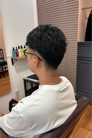 ショート ヘアアレンジ メンズ flower所属・原田 歩実のヘアスタイル