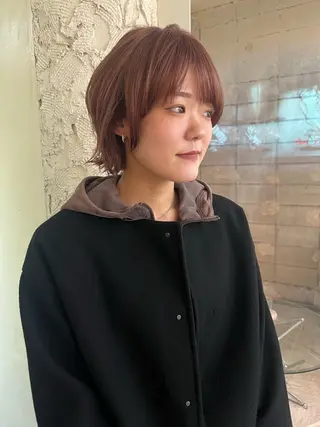 ミディアム カラー haco＋所属・圧倒的デザイン力 店長🎨RENAのヘアスタイル