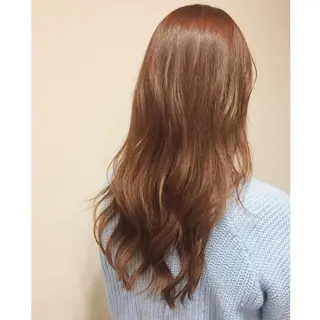 セミロング ロング カラー パーマ Hair mission【ヘアーミッション】心斎橋所属・エクステ／レイヤー 落合/心斎橋のヘアスタイル