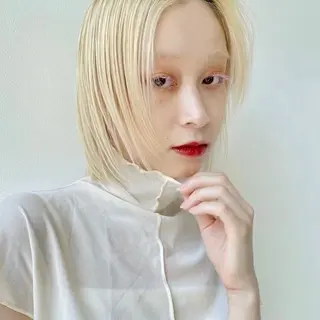 ミディアム カラー ブリーチカラー特化 🌱/渡邉日向のヘアスタイル