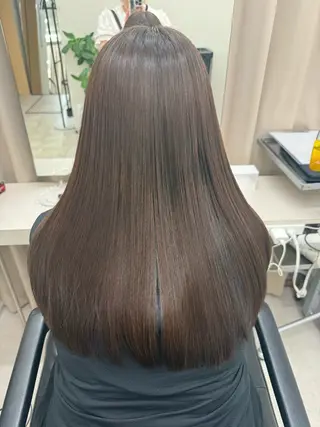 ロング パーマ haru 髪質改善サロンのヘアスタイル