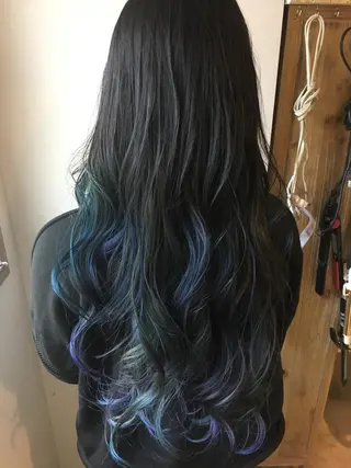 ロング カラー lafith hair dope所属・[外国人風カラー] 店長 田中健太のヘアスタイル