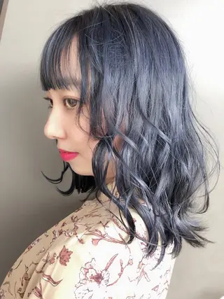 セミロング カラー 髪質改善will hairdesignのヘアスタイル