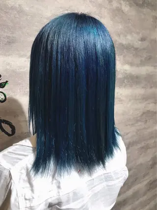 ミディアム カラー 🫟Blanco🫟 Color&Careのヘアスタイル