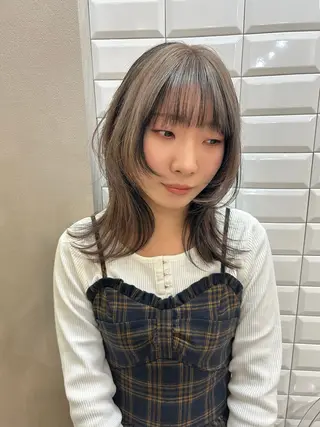 ロング カラー hub hair レイヤー/透明感のヘアスタイル