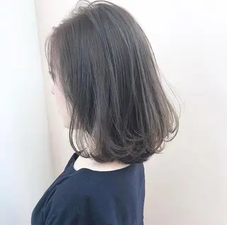 ミディアム カラー HATSUMEI ゆうまのヘアスタイル