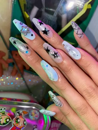 ネイル 福の爪 🍒福山千晴のネイルデザイン