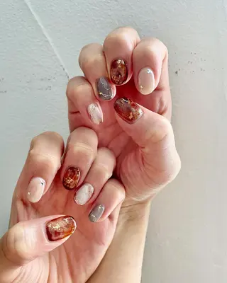 ネイル 甲府市徳行 🧸prunelleのネイルデザイン