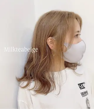 セミロング 🌼志岐 恵🌼のヘアスタイル