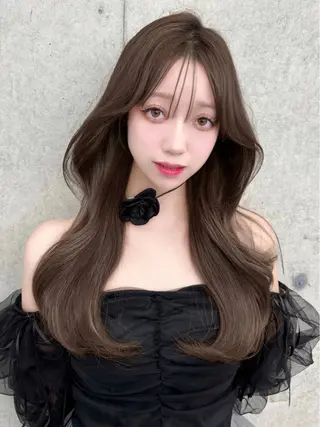 カラー NI表参道所属・Kana/韓国ヘア /暖色カラー🍒のヘアスタイル