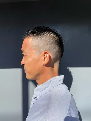 ショート メンズ FADE&LINE登戸店所属・🔥メンズ専門 美容師🔥 柳澤陵心のヘアスタイル