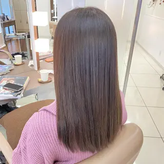 セミロング カラー シールエクステ✨️韓 国羽エクステ🪽和希のヘアスタイル