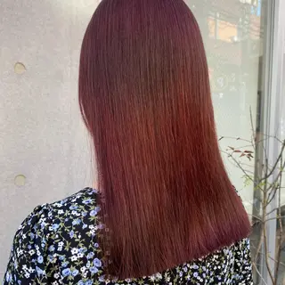 ミディアム カラー 🪭risa 暖色/レイヤー🪭のヘアスタイル