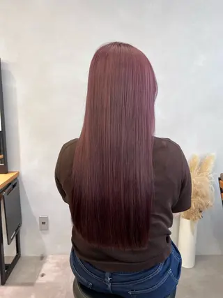 ロング カラー 🌿ダブルカラー/ 明大前/中村渓太のヘアスタイル